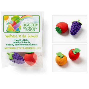 Fruit Shaped Erasers