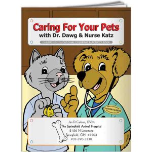 Pet Care Coloring Book