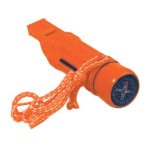 Survival Tube Whistle with Compass
