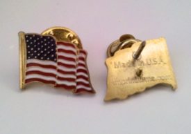 US Flag Pin - Made in the U.S.A.