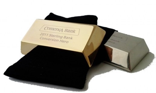 bullion Paper Weight bar gold silver