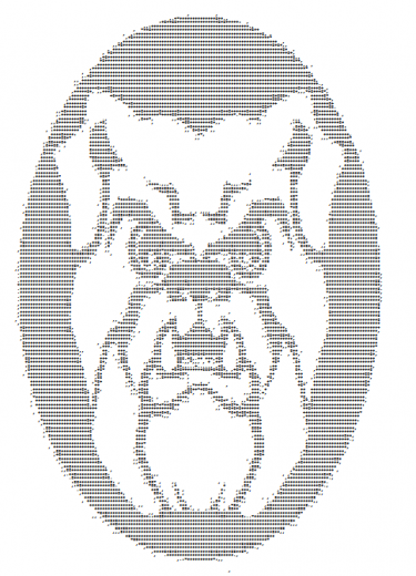 ASCII Computer Code Image