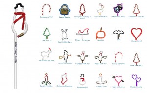 Holiday Themes Shaped Pens and Pencils