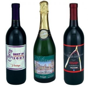 Custom Label Wine Bottles
