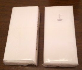 Tissues are blank on the front and back.