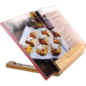 Custom Bamboo Recipe Book Stand