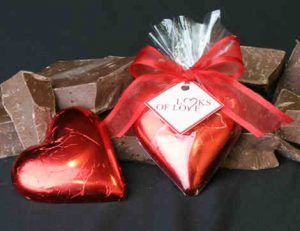 Foil Wrapped Chocolate Heart