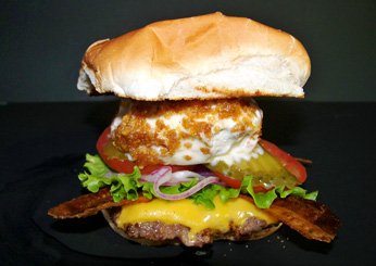 Fried Ice Cream Cheeseburger