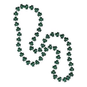 Clover Shaped Mardi Gras Beads