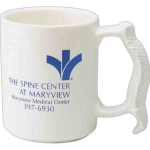 Spine Shaped Handle Mug