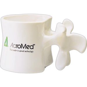 Coffee Mug with Vertebrae Handle