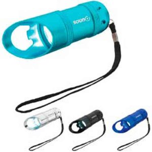 Flashlight with Bottle Opener