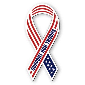Support Our Troops Ribbon Magnet