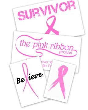 Neon Pink Temporary Tattoos