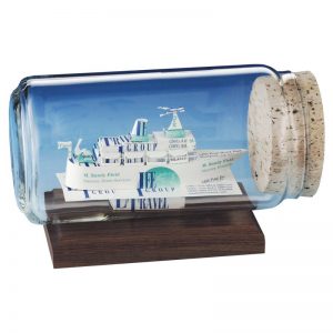 Cruise Ship Business Card Sculpture