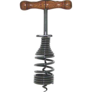 Antique Finish Barrel Spring Corkscrew