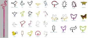 Eagle Shaped Bent Writing Utensil