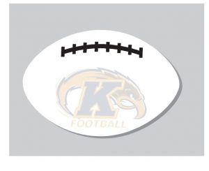 Football Shaped Post It Notes