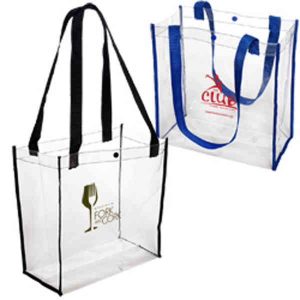 Clear PVC Stadium Tote