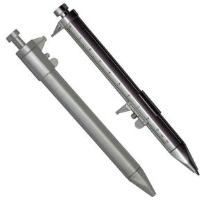 Silver Caliper Shaped Pen