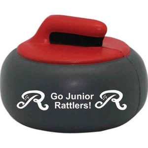 Curling Rock Shaped Stress Reliever