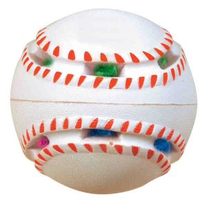 Light Up Baseball Shape Stress Reliever