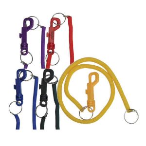 20" Coil Keyring with Clip