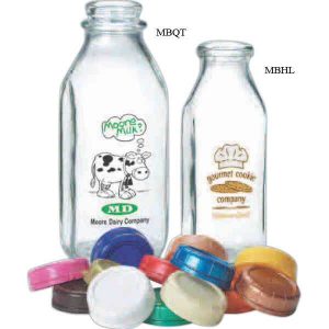 Glass 1 Quart Milk Bottle