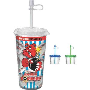 Tumbler with Full Wrap Lenticular Insert