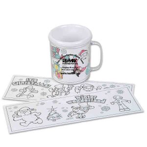 Christmas Coloring Mug