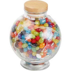 Candy Filled Glass Jar