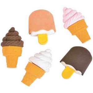 Ice Cream Erasers