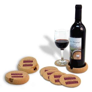 Coaster and Bottle Holder Set