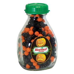 Candy Filled Milk Pint Glass Bottle 