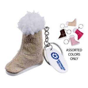 Suede Boot Keychain