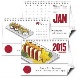 Sushi Platter Calendar