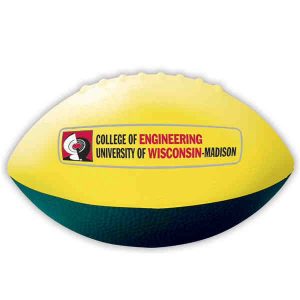 Yellow and Teal Foam Football