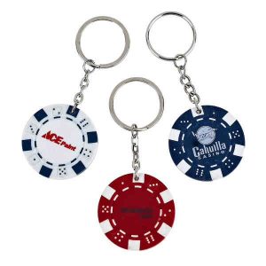 Poker Chip Key Chain