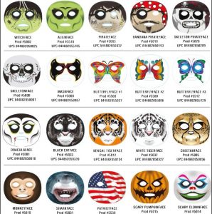 Peel-Away Face Mask Tattoos