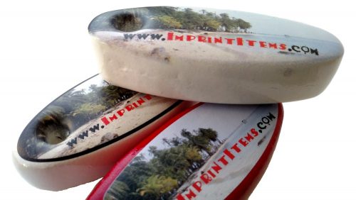 4 Color Process Imprint with full bleed on keyfloat.