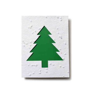 Tree Shape Seed Paper Card #PC2