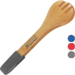 Bamboo Silicone Tongs #Mi6087