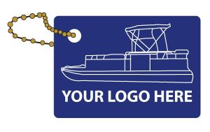 Rectangle Shape Floating Keychain #KF508