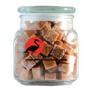 Caramel Filled Glass Jar #JRG32CML