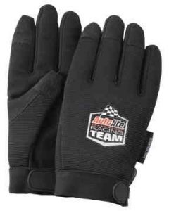 Black Touchscreen Mechanic's Gloves 