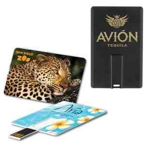 Thin Credit Card Flash Drive #Aio-USBTC