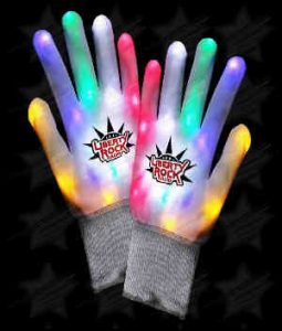 LED Rainbow Gloves # G722