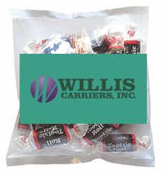 Magnetic Business Card and Tootsie Rolls # BC12TR