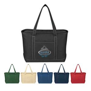 Large Canvas Yacht Tote # 3255 S