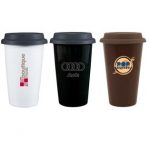 Porcelain Mug with Silicone Lid